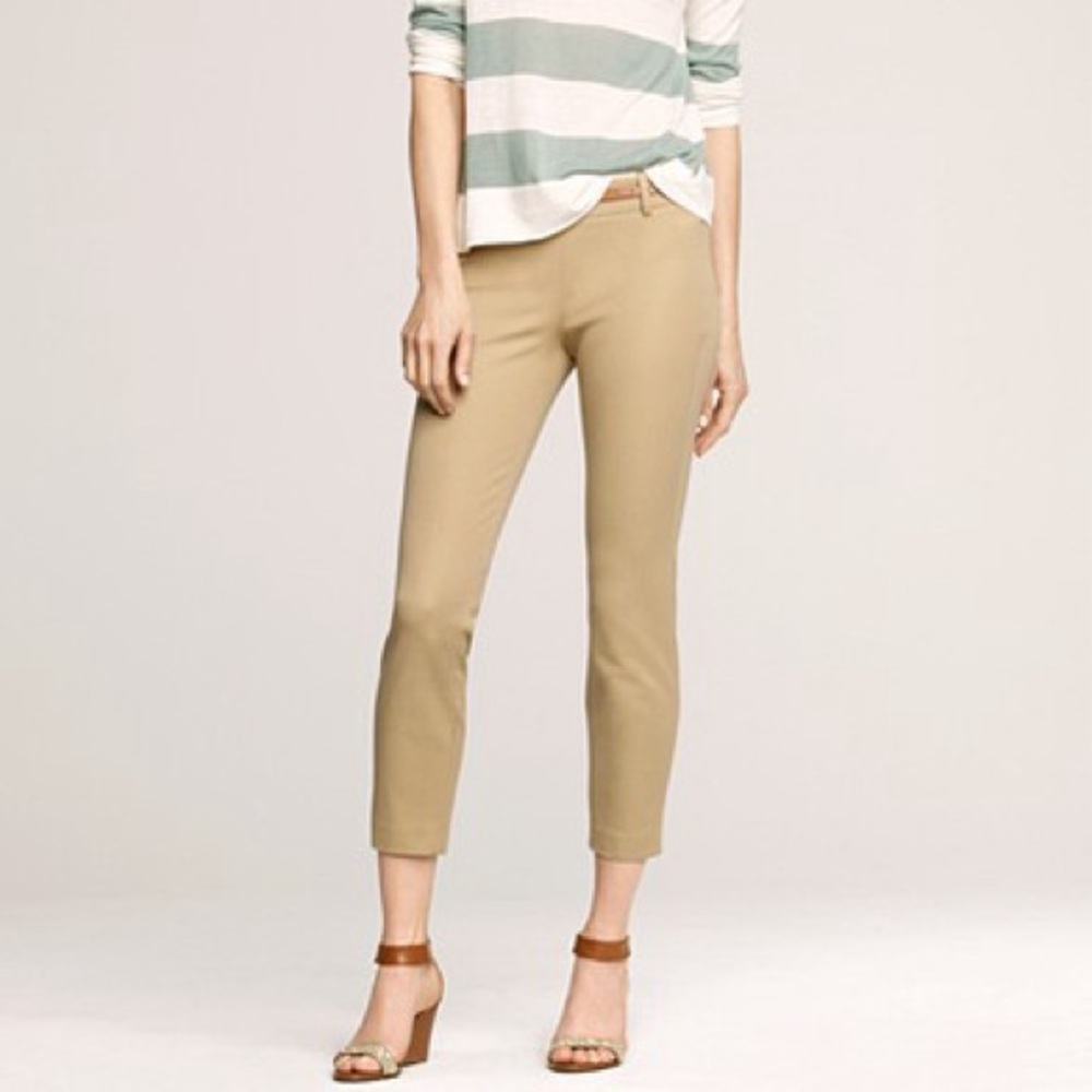J.Crew Light Brown Minnie Stretch Pant (2)